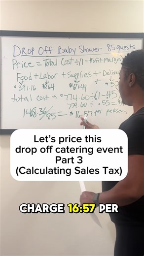 Catering Pricing Strategy: Tax Calculation Explained