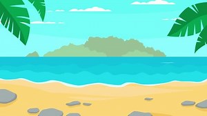 Summer Beach Hawaii Cartoon Animation Stock Footage Video (100% Royalty-free) 1100107281 | Shutterstock