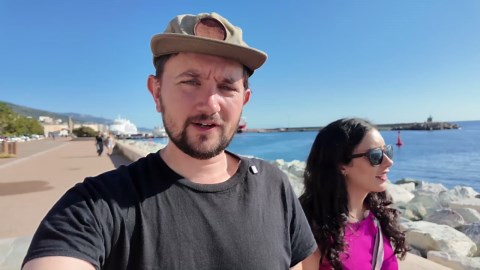 We took a tiny train around this unusual French island