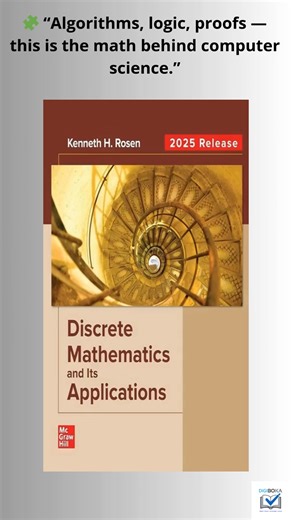Digitalboka | 🧩 Discrete Mathematics and Its Applications — 8th Edition by Kenneth Rosen This globally trusted textbook provides a solid foundation in... | Instagram