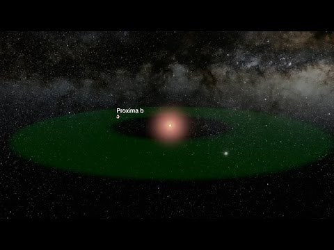 A fly-through of the Proxima Centauri system