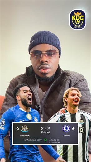 Friday Divine Kdc on Instagram: "NEWCASTLE 2-2 CHELSEA | CHELSEA NEEDS GOOD DEFENDERS TO STRENGTHEN SANCHEZ | REECE JAMES IS WORLD CLASS #chelsea #reecejamesgoal #woltemade #robertosanchez #pedronetogaol"