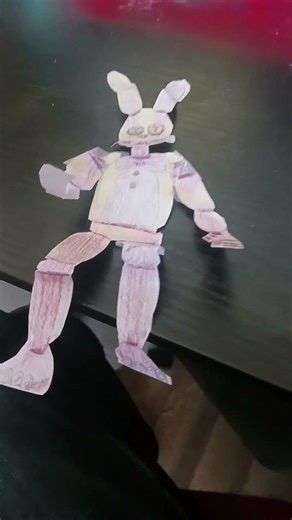 Spring Bonnie Paper Test Dummy #fivenightsatfreddys #springbonnie #springlockfailure