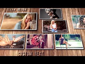 Sony Vegas Pro - Sliding Photo Template - Modern Slideshow
