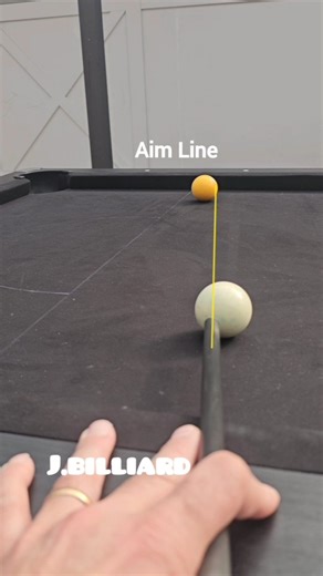 J.billiard on Instagram: "How to Aim a Thin Cut Shot in Pool #8ballpool #trickshots #billiards"