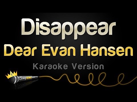 Dear Evan Hansen - Disappear (Karaoke Version)