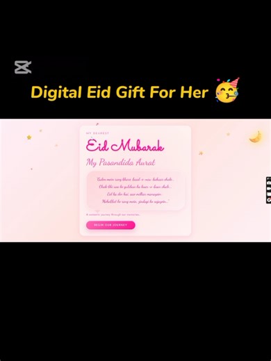 Eid Mubarak New site is live now. Try this in this eid ti make her feel special and impressed by your Efforts ☺️👻 #fyp #new #eid #coder