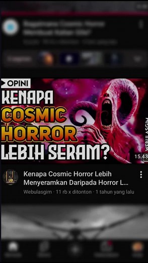 Memahami Cosmic Horror: Genre Kengerian Lovecraftian