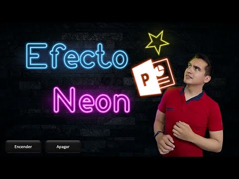 ANIMATED NEON EFFECT in PowerPoint SUPER EASY!!!