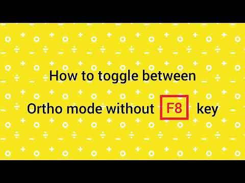 Ortho Mode in AutoCAD | how to toggle Ortho on and off Shortcuts for Intermediate | Cad Shortcuts