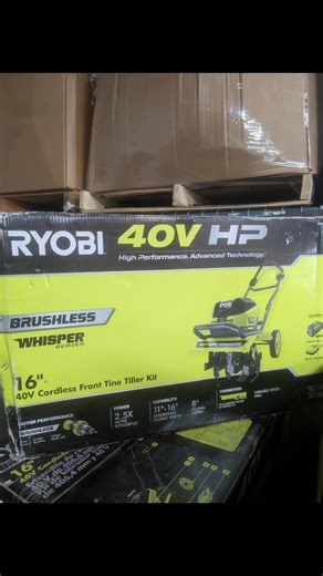 Ryobi 40v brushless whisper 16" front tine tiller kit with one 6ah battery and charger. Available for $200. Located at 434 Old Mill Place Cartersville GA 30120. Open 10am to 5pm. Closed Thursday and Sunday. | North Georgia wholesalers | Facebook