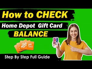 How to check home depot gift card balance 2025- Quick & Easy Guide!