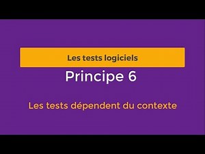 [Tests logiciels] Principe 6 – Les tests dépendent du contexte