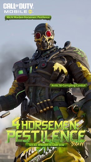 An omen of decay ☢️ Unlock the Legendary Arctic .50 - Corrupting Conduit in the 4 Horsemen: Pestilence Draw. Live now! | Call of Duty: Mobile
