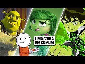 PERSONAGENS COM A IDENTIDADE VISUAL VERDE