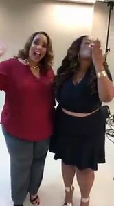 We are on the Ashley Stewart set with Essie Golden and Estrella Fashion Report #bloggershoot #iamashley | Plus Model Magazine