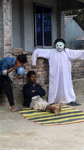 Real Ghost Sighting Scary Prank! 🤯 Scaring Grandpa to Tears! Emtiaz bhuyan #shorts #trending