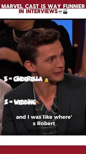 Ranking Funniest MCU Cast Interview #marvel #mcu #funny#avengers #fyp