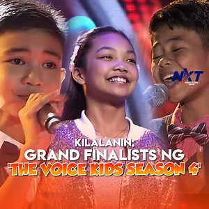 291K views · 3.7K reactions | Pinangalanan na ang tatlong singers na pasok sa grand finals ng "The Voice Kids Season 4". | ABS-CBN News | Facebook