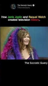 Janis Joplin vs Raquel Welch 👀 Who Dominated the Screen? #legends #60s #television