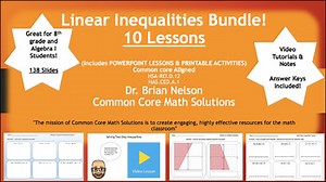 Linear Inequalities Bundle - Everything You Need!