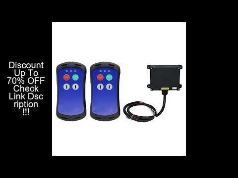 LCC A200 2 Keys Industrial Remote Control Universal IP66 Waterproof Controller For Electric Hoist A