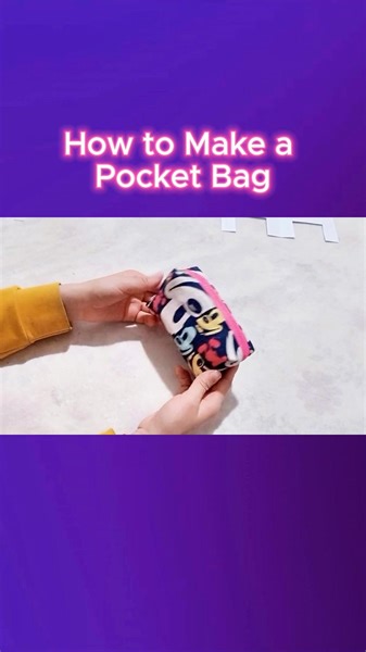 How to Make a Pocket Bag #pocketbag ##pocketpages #diy #environmentallyfriendly #handmadebag #fabricbag #bagmakingclass #handbag #sewinglove #handcrafted #stylishbag #reeltutorial #fabricbags #craftlovers #onlinelearning #smallbag #tokenoflove #pencilcase #handmade #storagebags #cutebag #beautifulbag #zipperbag #diybags #diybag #pocketbag #crafts #trending #selfimprovementdaily #howto | All Girls' Things