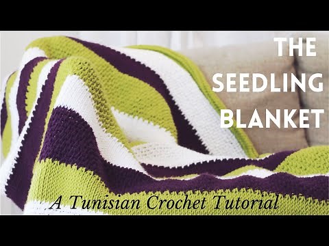How To Tunisian Crochet a Blanket for Beginners! | Easy Tunisian Crochet Pattern | Blanket Pattern