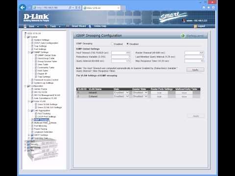 D-Link DGS-1210-24 Smart switch web interface