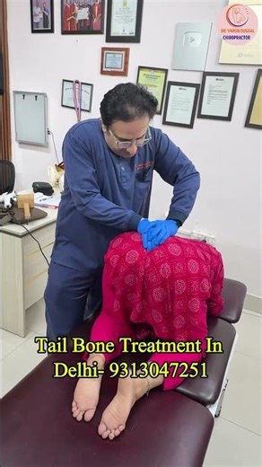Tail bone pain | Chiropractic Treatment in Delhi | Dr. Varun Duggal Chiropractor | Sacrum pain