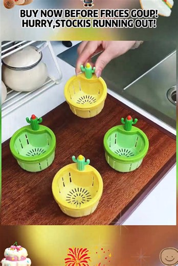 Finally, I found good-looking and easy-to-use #sink filters, easy to take and not dirty hands #Cactus sink filter basket #super cheap and cost-effective