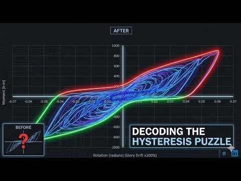 How to Read Hysteresis Plots – Energy Dissipated, Stiffness & Residual Drift Explained