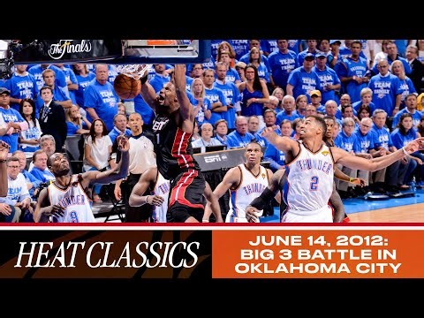 Wade, James & Bosh's Big Road Win In Oklahoma City 💥 2012 NBA Finals Game 2