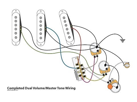 Dual Volume/Master Tone Strat Wiring Mod