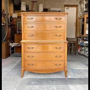 280K views · 10K reactions | GORGEOUS French Provincial Furniture Makeover! | Salvaged by k. scott | Facebook