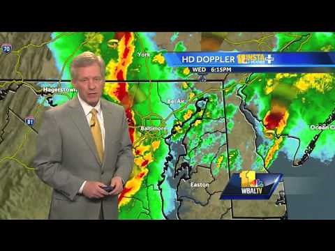 Severe storms move through Maryland