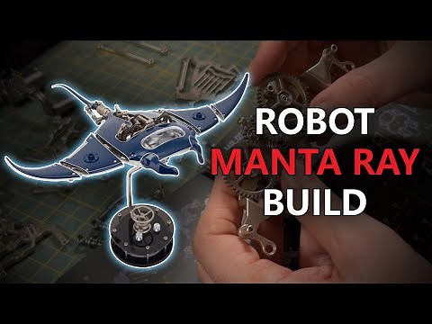 Building this diecast Robotic Manta Ray kit (by Moyustore) is actually really EASY!