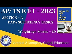 DATA SUFFICIENCY BASICS FOR AP / TS ICET EXAM