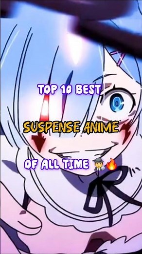 Top 10 Best Suspense Anime Of All Time 🕵️‍♂️🔥 #anime #suspense #shorts