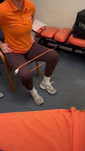 How to - Seated Banded Hip Abduction (Loop Band)