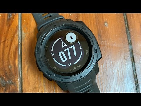 Garmin Instinct Review. How to find the compass!