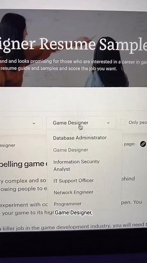 Game Developer Resume in 15s? Here's how...