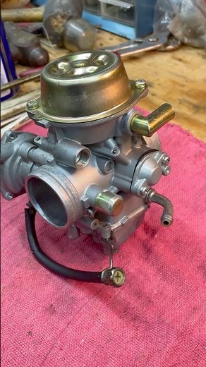 Cleaning up the Yamaha Grizzly 600 Carburetor #yamahagrizzly