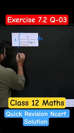 Question 03 Exercise 7.2 Integration l Class 12 Maths Integrals #integration #calculus #class12maths