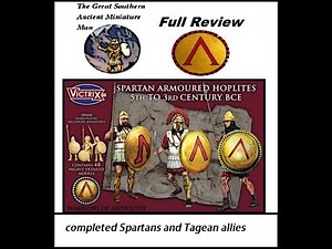 Victrix Spartan Miniatures 28mm ancient miniatures set.