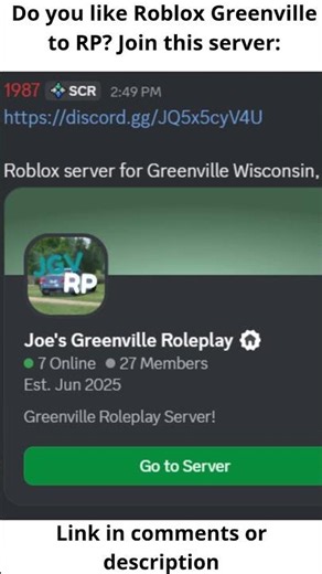 Roblox Greenville Server