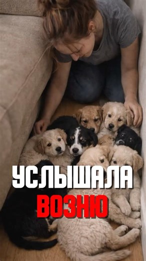 ОДИН щенок за диваном а там их ЦЕЛАЯ СВОРА 😳🐶😱