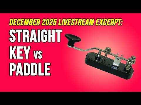 Is learning morse code with a Straight Key better than a Paddle?