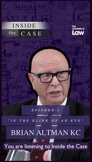 🚨 NEW PODCAST SERIES : Inside the Case ‼️Trigger Warning: Please note the content does contain references to murder and abduction. We have launched a powerful new podcast series in partnership with Frances Gibb, Inside the Case, taking viewers and listeners behind the scenes of the UK’s most significant criminal and constitutional legal battles. Each episode will focus on one high-profile trial, looking at the challenges in securing justice and the wider reverberations from the point of view of