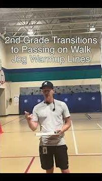 PE Class Warmup - Walking Jogging Lines - Give some Space, Find Your Pace, It's Not a Race